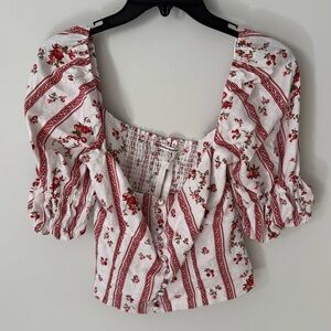 Reformation Linen Blouse